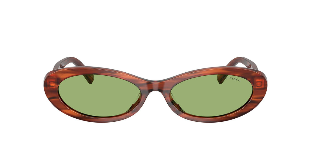 Tiffany 0TF4250 8440/2 56 Ruby Striped Havana/ Green