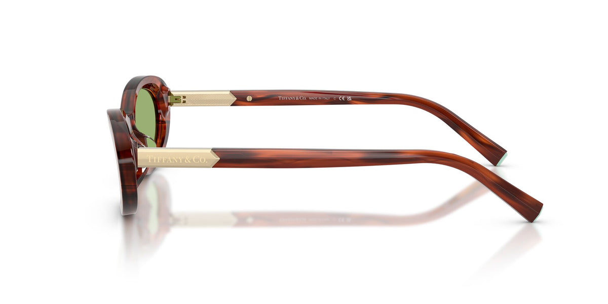Tiffany 0TF4250 8440/2 56 Ruby Striped Havana/ Green