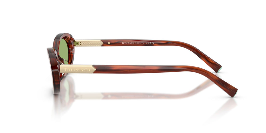 Tiffany 0TF4250 8440/2 56 Ruby Striped Havana/ Green