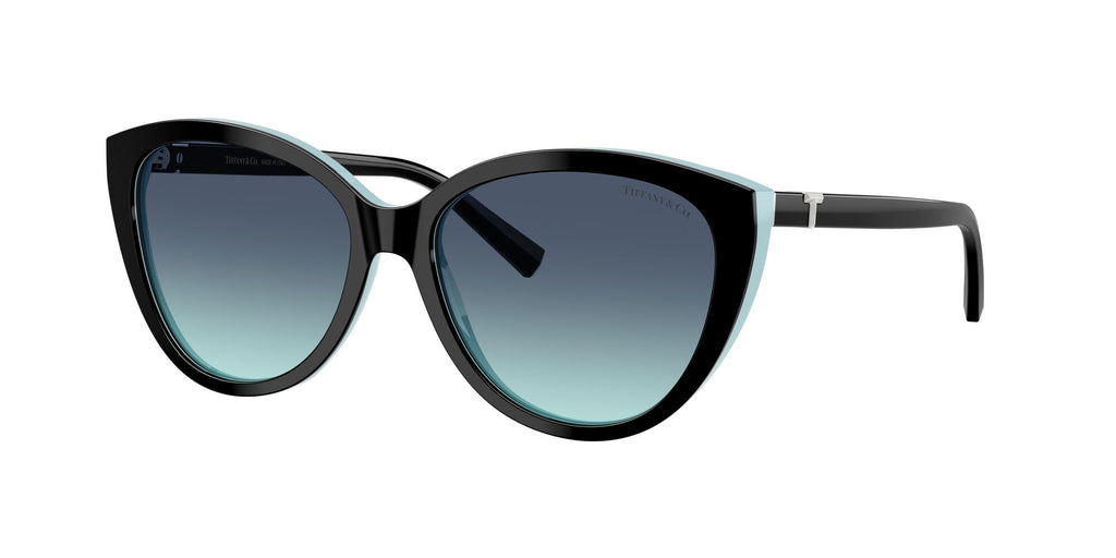 Tiffany 0TF4251 80559S 56 Black On Tiffany Blue/ Azure Gradient Blue