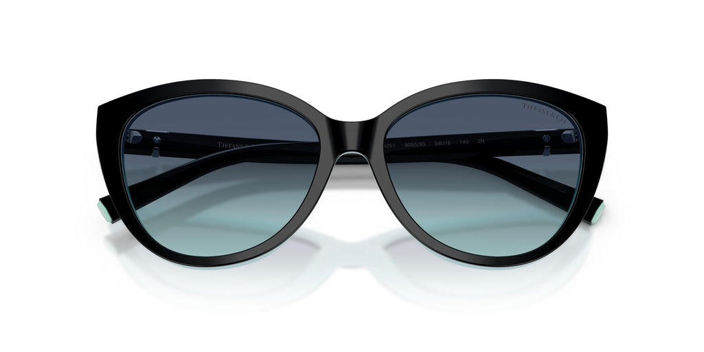 Tiffany 0TF4251 80559S 56 Black On Tiffany Blue/ Azure Gradient Blue