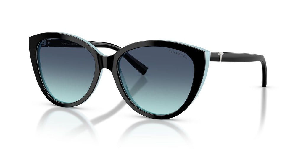 Tiffany 0TF4251 80559S 56 Black On Tiffany Blue/ Azure Gradient Blue