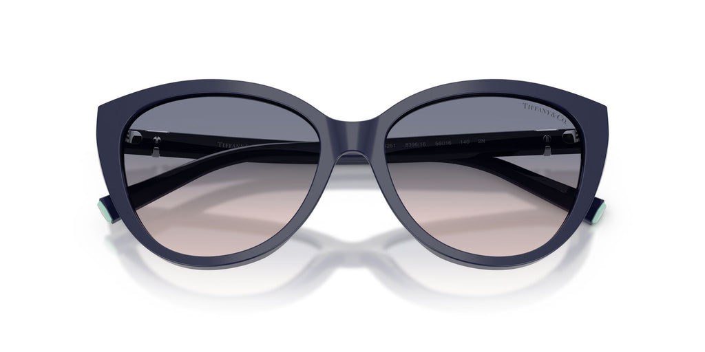 Tiffany 0TF4251 839616 56 Solid Dark Blue/ Light Brown Gradient Blue