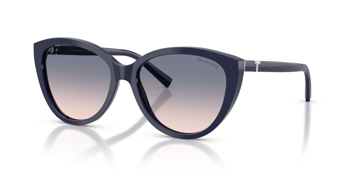 Tiffany 0TF4251 839616 56 Solid Dark Blue/ Light Brown Gradient Blue