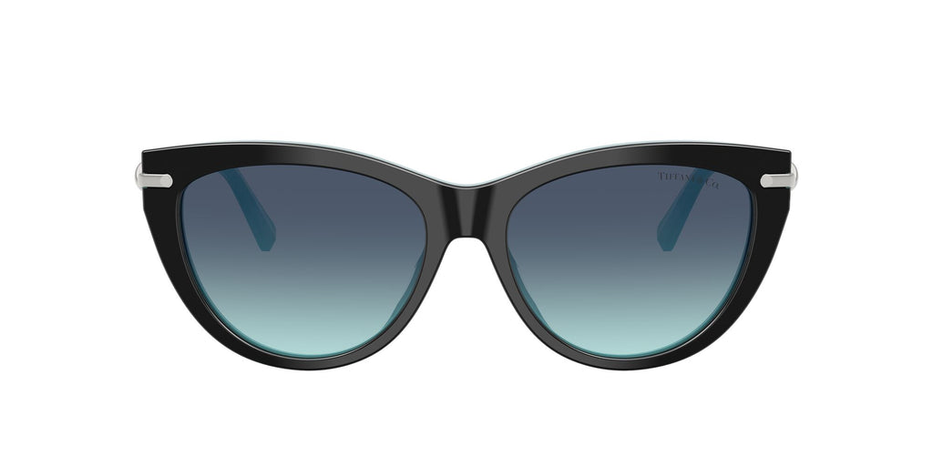 Tiffany 0TF4253 80559S 55 Black On Tiffany Blue/ Azure Gradient Blue