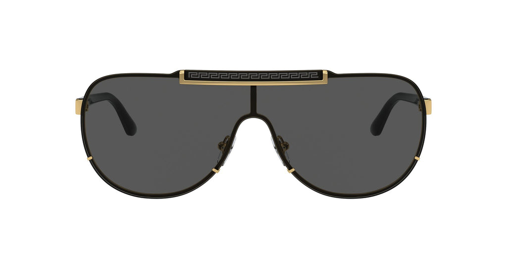 Versace 0VE2140 100287 40 Gold/ Dark Grey 40 / Polyamide / Metal / Acetate