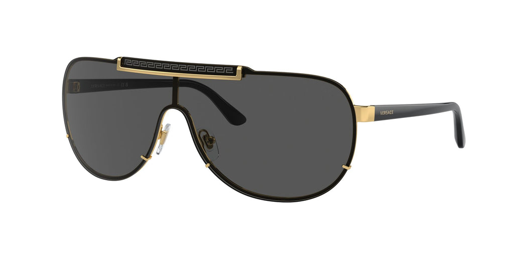 Versace 0VE2140 100287 40 Gold/ Dark Grey 40 / Polyamide / Metal / Acetate