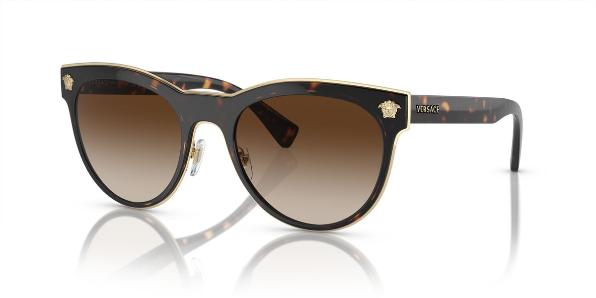 Versace 0VE2198 125213 54 Havana/ Brown Gradient Dark Brown 54 / Polycarbonate / Metal / Nylon
