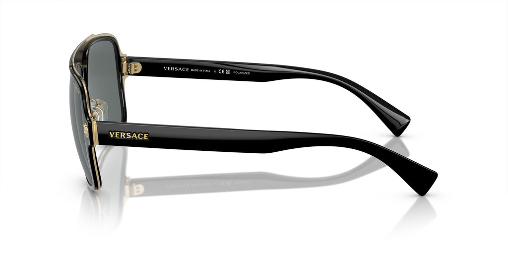 Versace 0VE2199 100281 56 Black/ Dark Grey