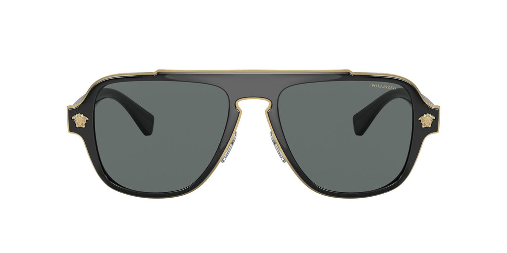 Versace 0VE2199 100281 56 Black/ Dark Grey