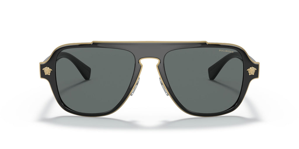 Versace 0VE2199 100281 56 Black/ Dark Grey