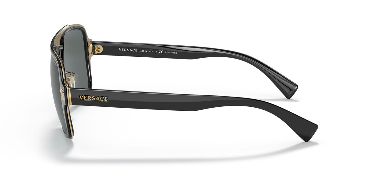 Versace 0VE2199 100281 56 Black/ Dark Grey