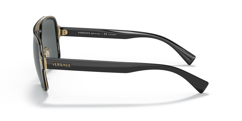 Versace 0VE2199 100281 56 Black/ Dark Grey