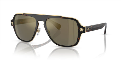 Versace 0VE2199 12524T 56 Havana/ Dark Grey Mirror Gold 56 / Polyamide / Metal / Nylon