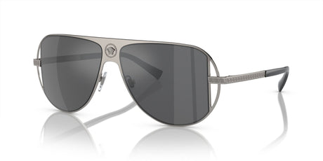 Versace 0VE2212 10016G 57 Gunmetal/ Grey Mirror Silver 57 / Polyamide / Metal / Metal
