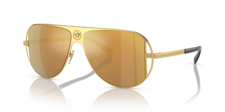 Versace 0VE2212 10027P 57 Gold/ Brown Mirror Gold 57 / Polyamide / Metal / Metal