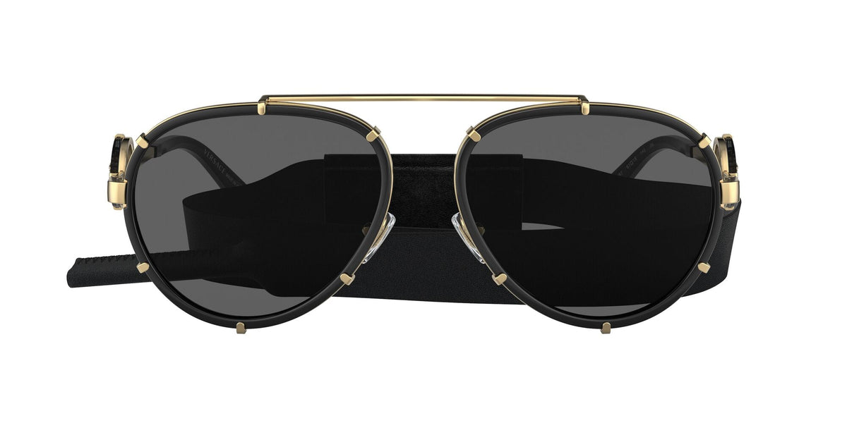 Versace 0VE2232 143887 61 Black/ Dark Grey