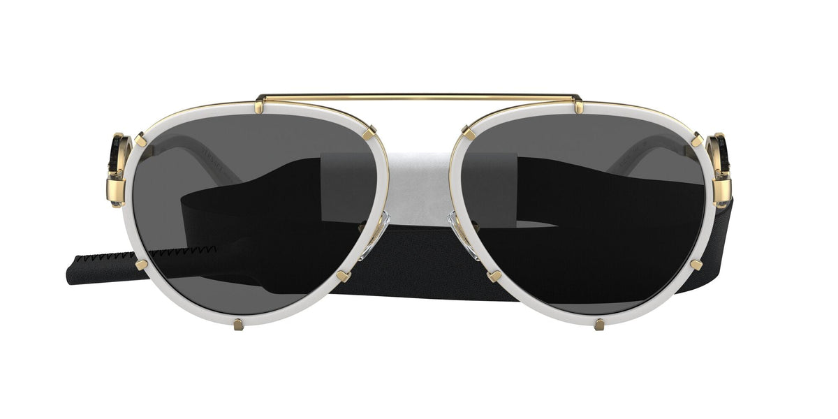 Versace 0VE2232 147187 61 White/ Dark Grey