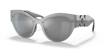 Versace 0VE2234 10016G 53 Transparent Grey Mirror Silver/ Light Grey Mirror Silver 53 / Polyamide / Metal / Metal