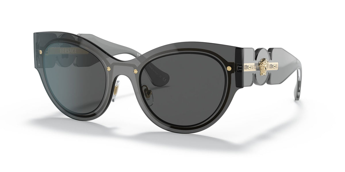 VE 2234 Versace  Transparent Dark Grey / Dark Grey 53 53 / Polyamide / Metal / Metal