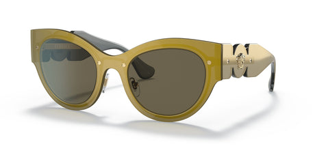 VE 2234 Versace  Transparent Brown Mirror Gold / Brown 53 53 / Polyamide / Metal / Metal