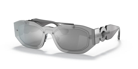 Versace 0VE2235 10016G 51 Transparent Grey Mirror Silver/ Light Grey Mirror Silver 51 / Polyamide / Metal / Metal