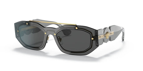 Versace 0VE2235 100287 51 Transparent Dark Grey/ Dark Grey 51 / Polyamide / Metal / Metal
