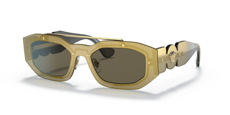Versace 0VE2235 1002/3 51 Transparent Brown Mirror Gold/ Brown 51 / Polyamide / Metal / Metal