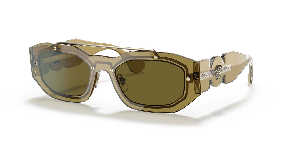 VE 2235 Versace  Transparent Green / Dark Green 51 51 / Polyamide / Metal / Metal