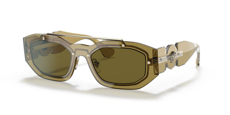VE 2235 Versace  Transparent Green / Dark Green 51 51 / Polyamide / Metal / Metal