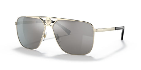 Versace 0VE2238 12526G 61 Pale Gold/ Light Grey Mirror Silver