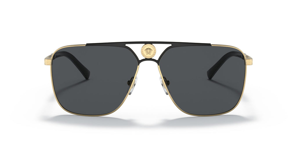 Versace 0VE2238 143687 61 Gold/Matte Black/ Dark Grey 61 / Polycarbonate / Metal / Metal