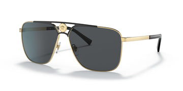 Versace 0VE2238 143687 61 Gold/Matte Black/ Dark Grey 61 / Polycarbonate / Metal / Metal