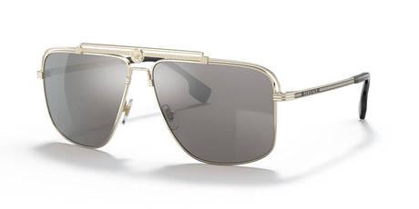 VE 2242 Versace  Pale Gold / Light Grey Mirror Silver 61 61 / Polycarbonate / Metal / Metal