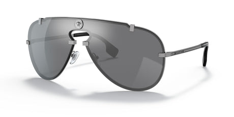 Versace 0VE2243 10016G 43 Gunmetal/ Grey Mirror Black 43 / Polyamide / Metal / Metal