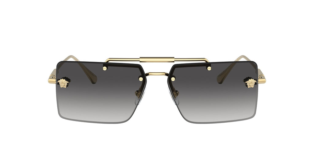 Versace 0VE2245 10028G 60 Gold/ Grey Gradient 60 / Polyamide / Metal / Metal