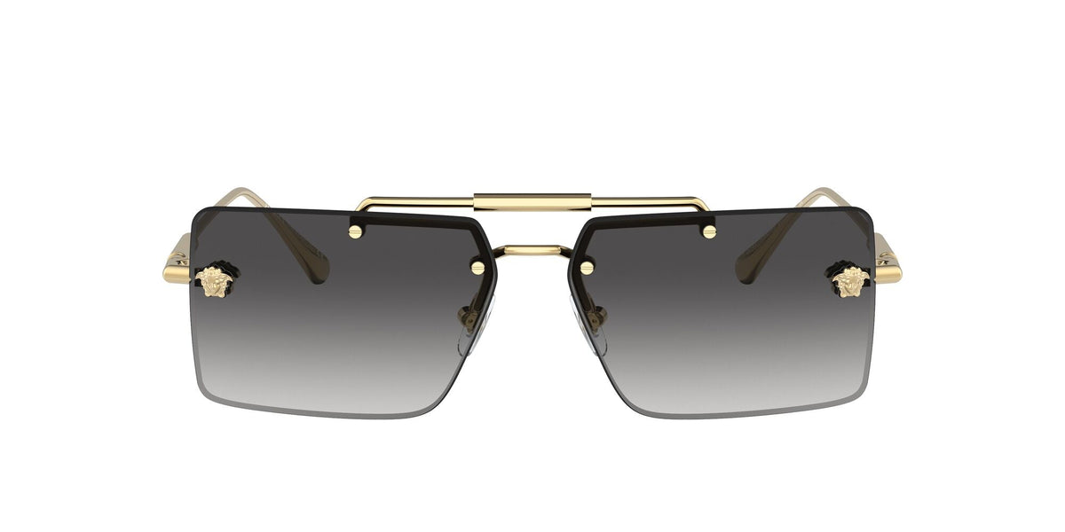 Versace 0VE2245 10028G 60 Gold/ Grey Gradient - Blue Star Eyewear