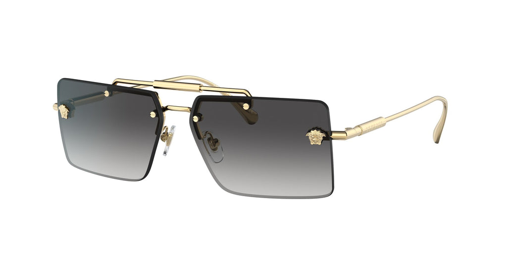 Versace 0VE2245 10028G 60 Gold/ Grey Gradient 60 / Polyamide / Metal / Metal