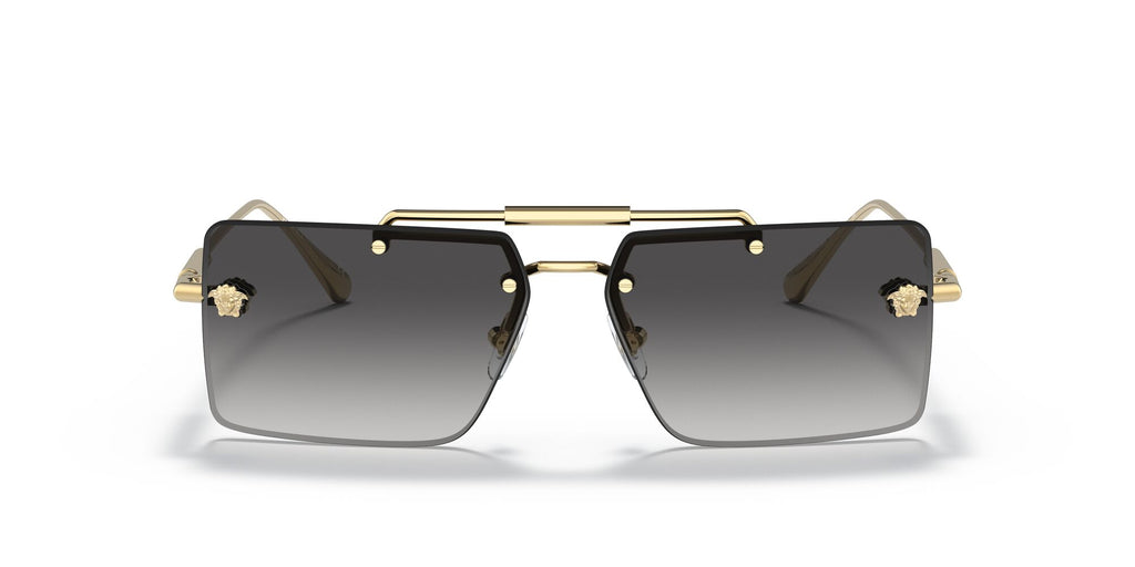 Versace 0VE2245 10028G 60 Gold/ Grey Gradient 60 / Polyamide / Metal / Metal