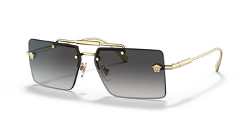 Versace 0VE2245 10028G 60 Gold/ Grey Gradient 60 / Polyamide / Metal / Metal