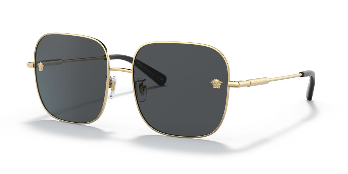 Versace 0VE2246D 100287 59 Gold/ Dark Grey 59 / Polyamide / Steel / Metal
