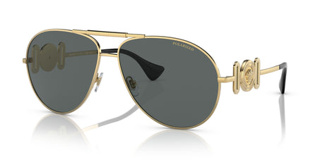 Versace 0VE2249 100281 65 Gold/ Polar Grey 65 / Polycarbonate / Metal / Metal