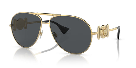 VE 2249 Versace  Gold / Dark Grey 65 65 / Polycarbonate / Metal / Metal