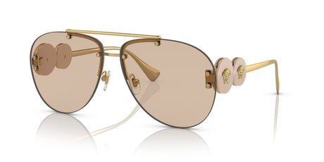 VE 2250 Versace  Gold / Light Brown 63 63 / Polyamide / Metal / Metal