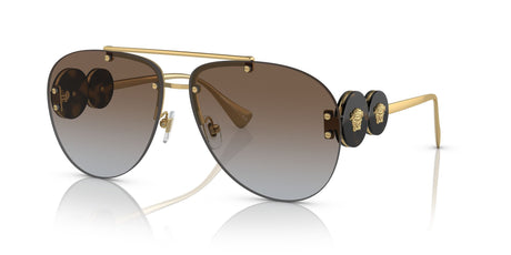 Versace 0VE2250 148889 63 Gold/ Grey Gradient Brown 63 / Polyamide / Metal / Metal