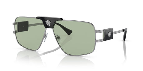 Versace 0VE2251 1001/2 63 Gunmetal/ Green 63 / Polyamide / Steel / Metal