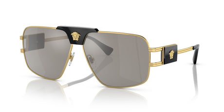 Versace 0VE2251 10026G 63 Gold/ Light Grey Mirror Silver