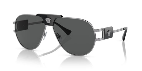 Versace 0VE2252 100187 63 Gunmetal/ Dark Grey 63 / Polyamide / Steel / Metal