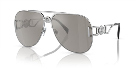 Versace 0VE2255 10006G 63 Silver/ Light Grey Mirror Silver 63 / Polyamide / Metal / Metal