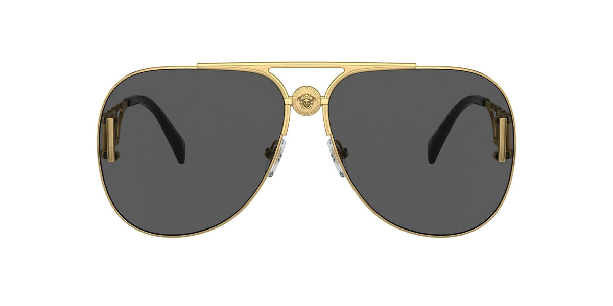 Versace 0VE2255 100287 63 Gold/ Dark Grey - Blue Star Eyewear